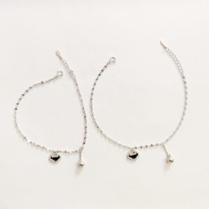 925 sterling silver Rhodium platting Anklets