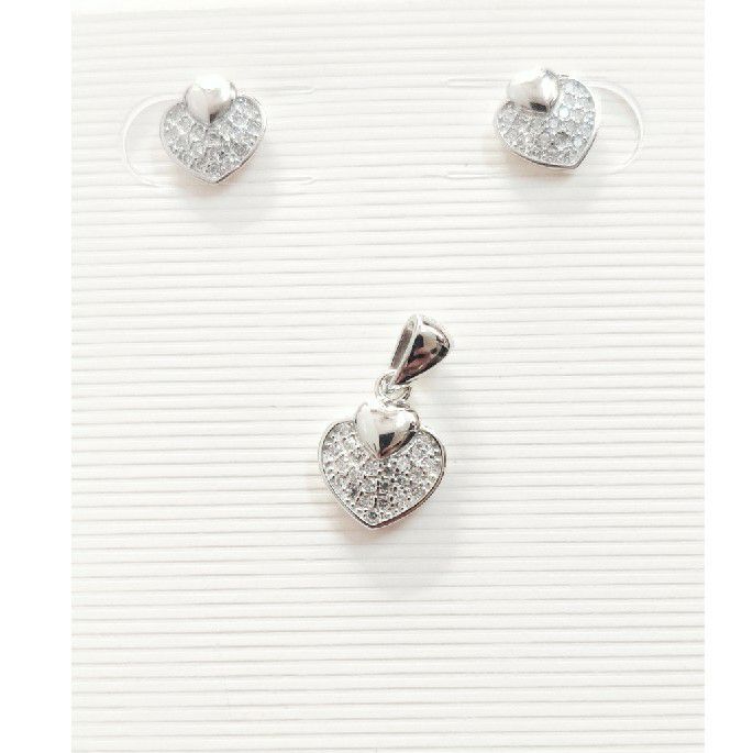 925 Sterling Silver Pendent Set - Image 2