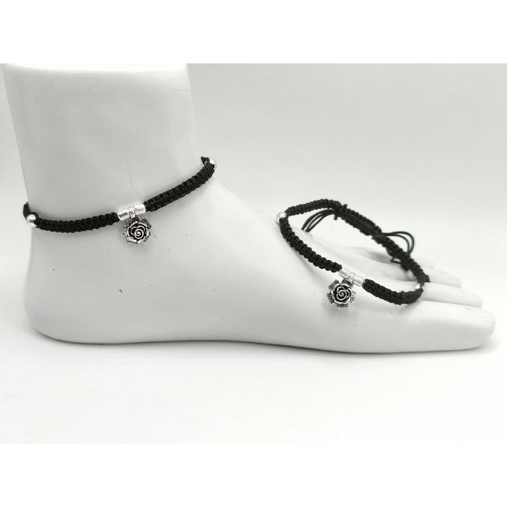 925 silver thread anklets - Image 5