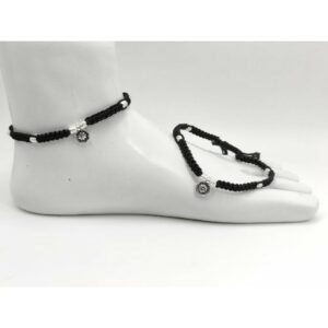 925 silver thread anklets