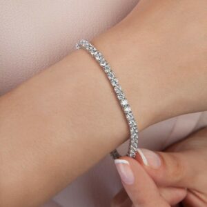 925 sterling silver 3mm moissanite stone jewellery