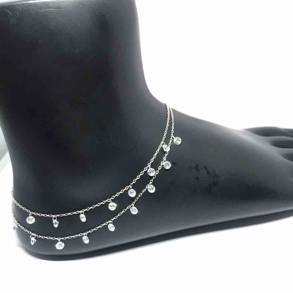 925 sterling silver anklet