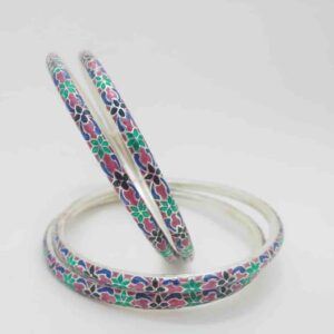 925 sterling silver enamel Bangles