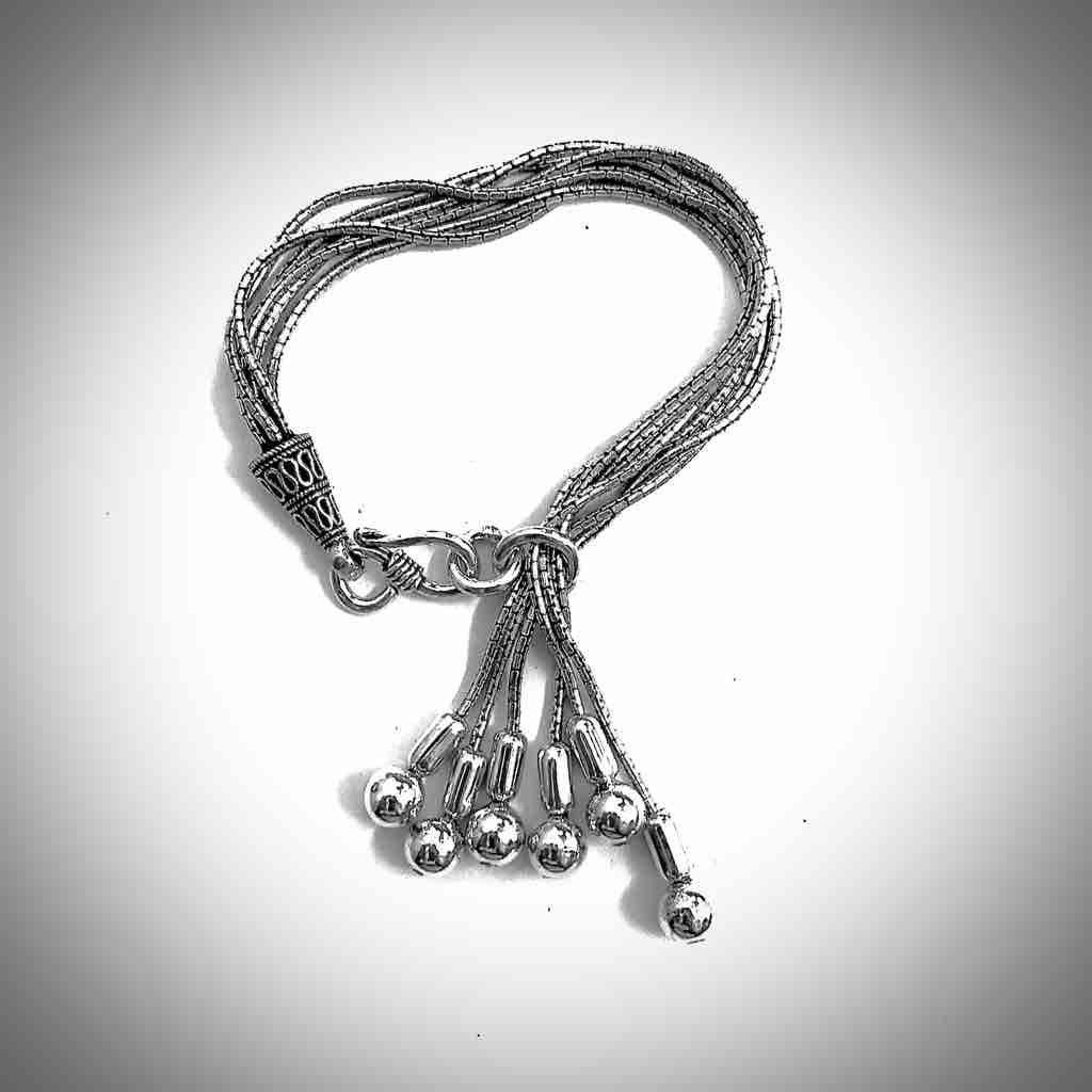 925 sterling silver Antique Oxodise polish Adjustable ladies bracelet