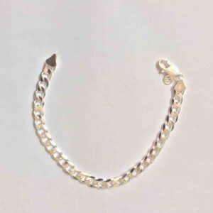 925 sterling silver curb bracelet