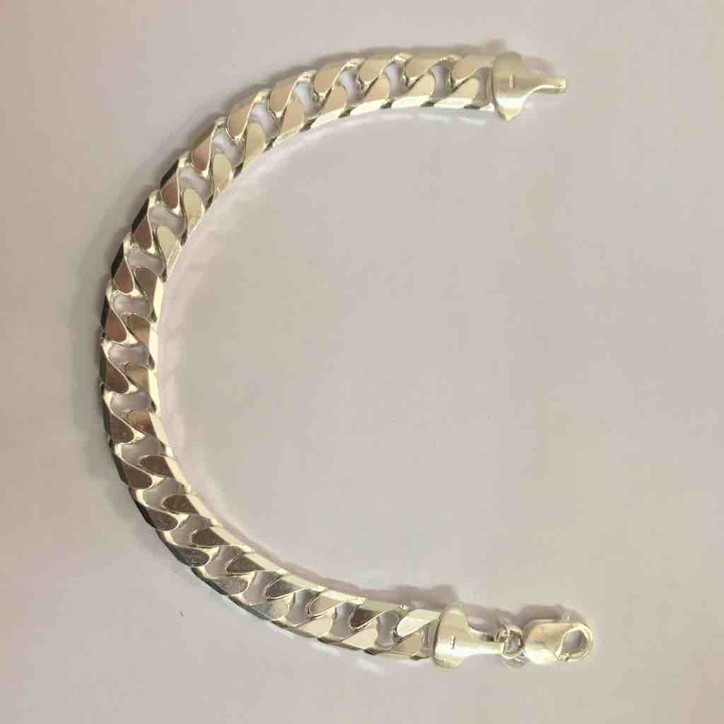 925 sterling silver curb bracelet