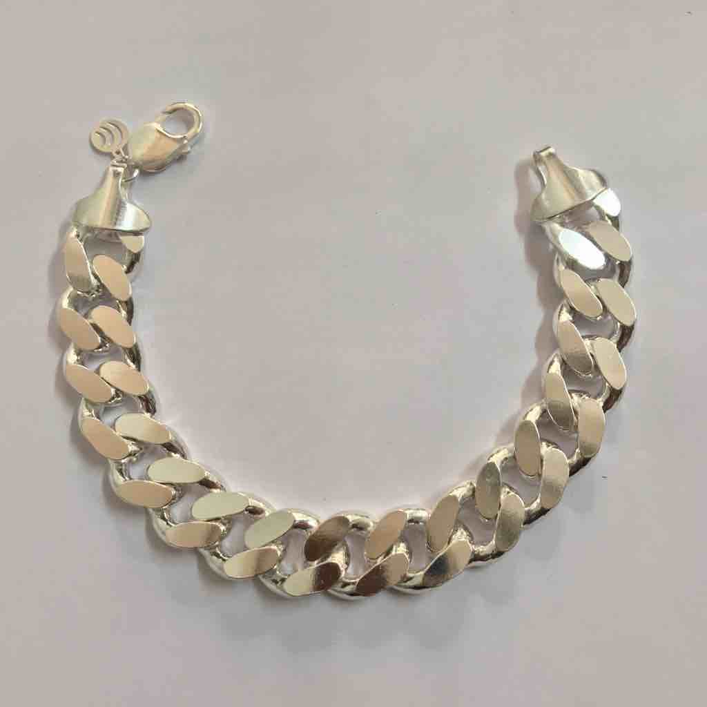 925 sterling silver curb bracelet