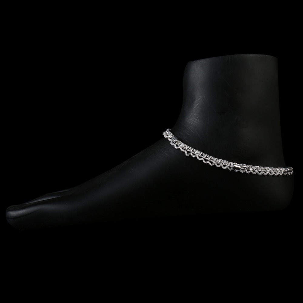 Delicate Design Silver Payal