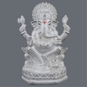 999 Silver Ganesha Idol (Hollow)