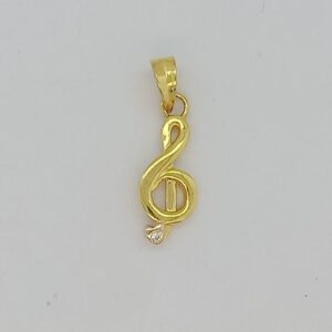 916 Gold Beautiful Plain Pendant