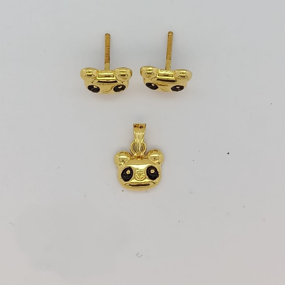 916 Gold Elegant Plain Pendant