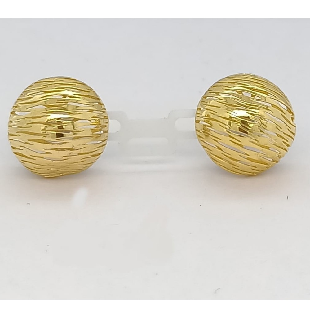 22k gold beautiful plain earring