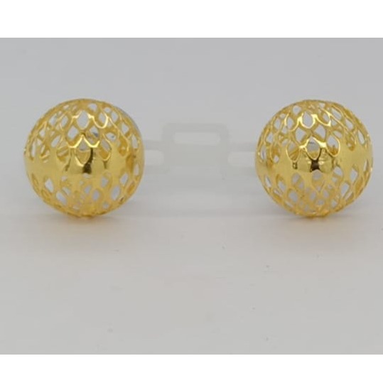 22k gold delite top earring
