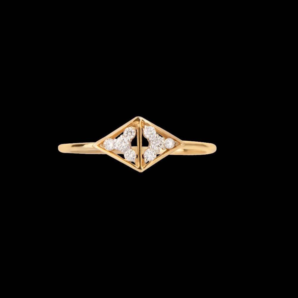 14k Gold Plain Cocktail Rings SCHR179