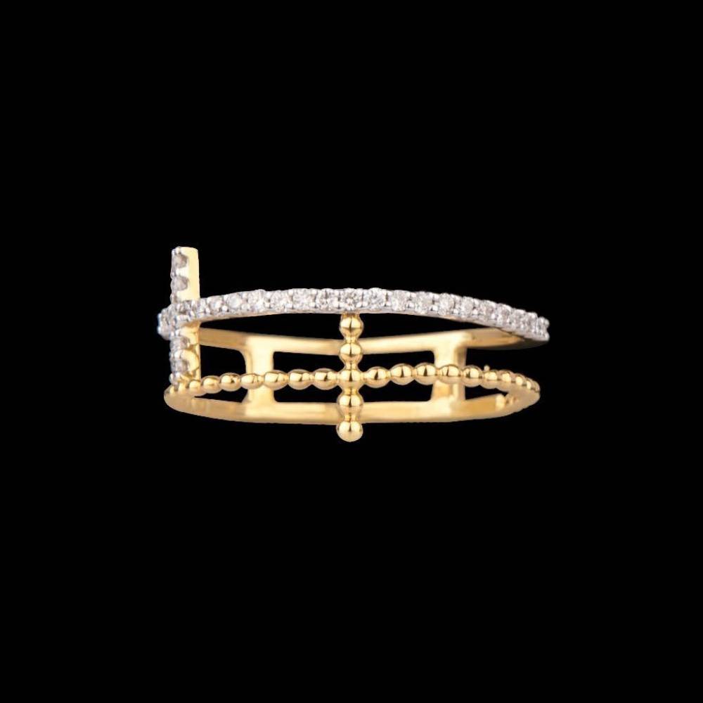 14k Gold Unique Design Cocktail Rings SCHR159