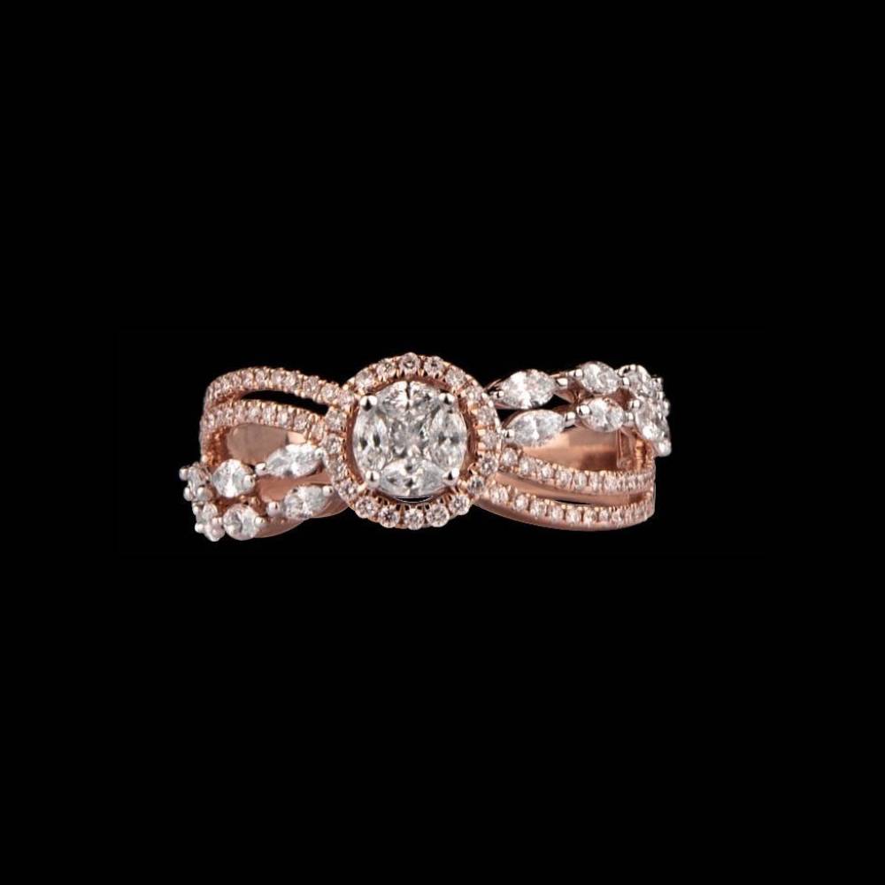 14k Gold Lightweight Design Cocktail Rings SCHR158