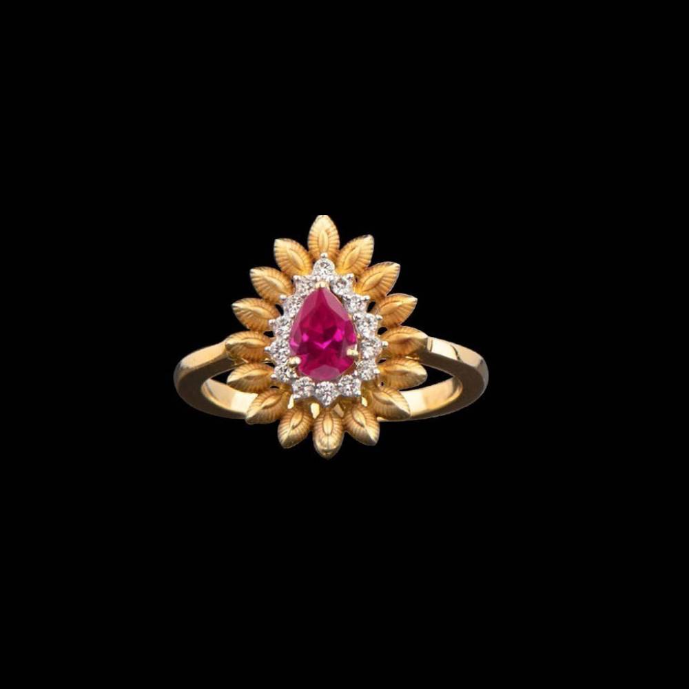 14k Gold Delicate Design Cocktail Rings SCHR151