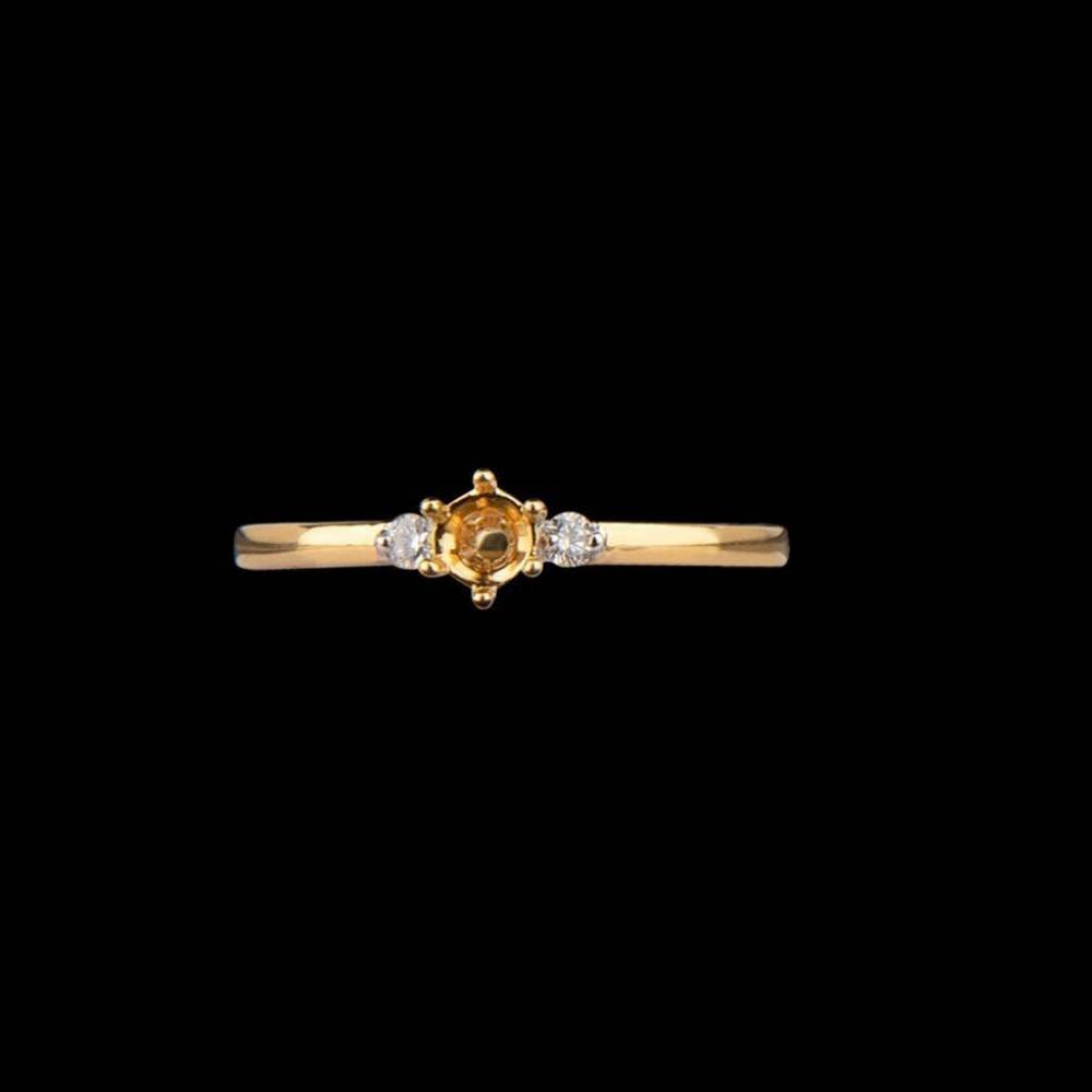 18k Gold Regal Ethinic Rings SCHR145