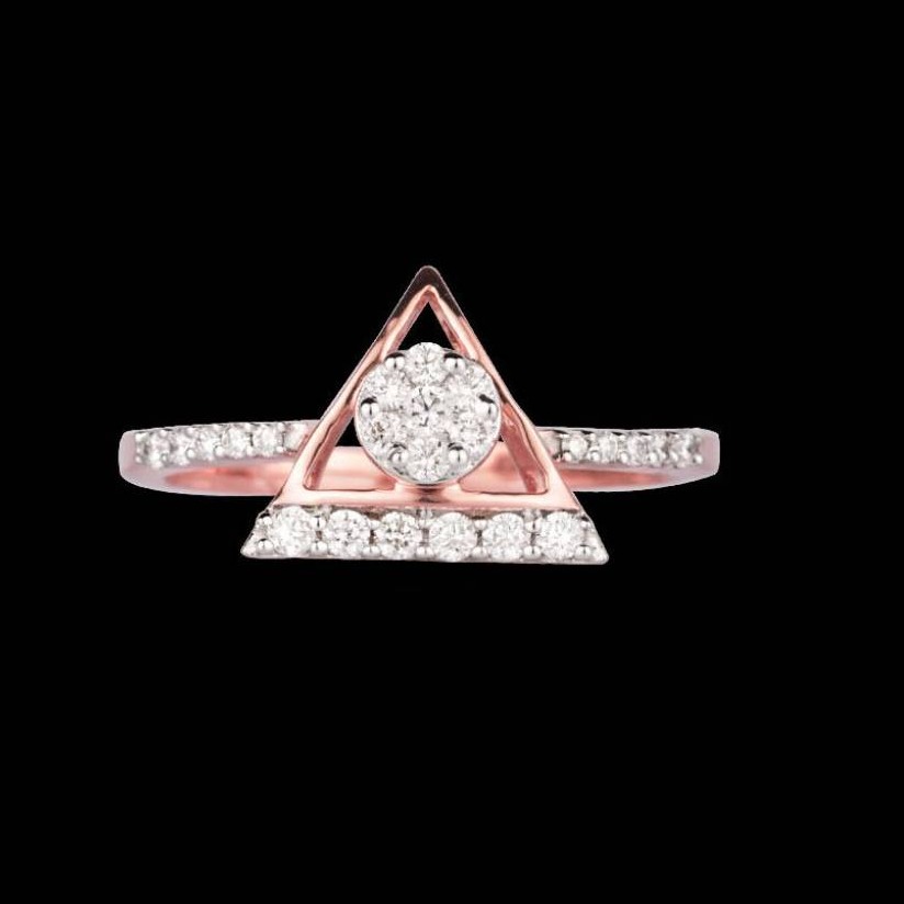 14k gold attractive classy design rings schr143
