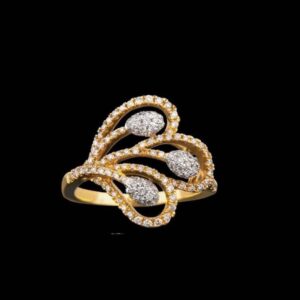 14k gold attractive lightweight design rings schr100