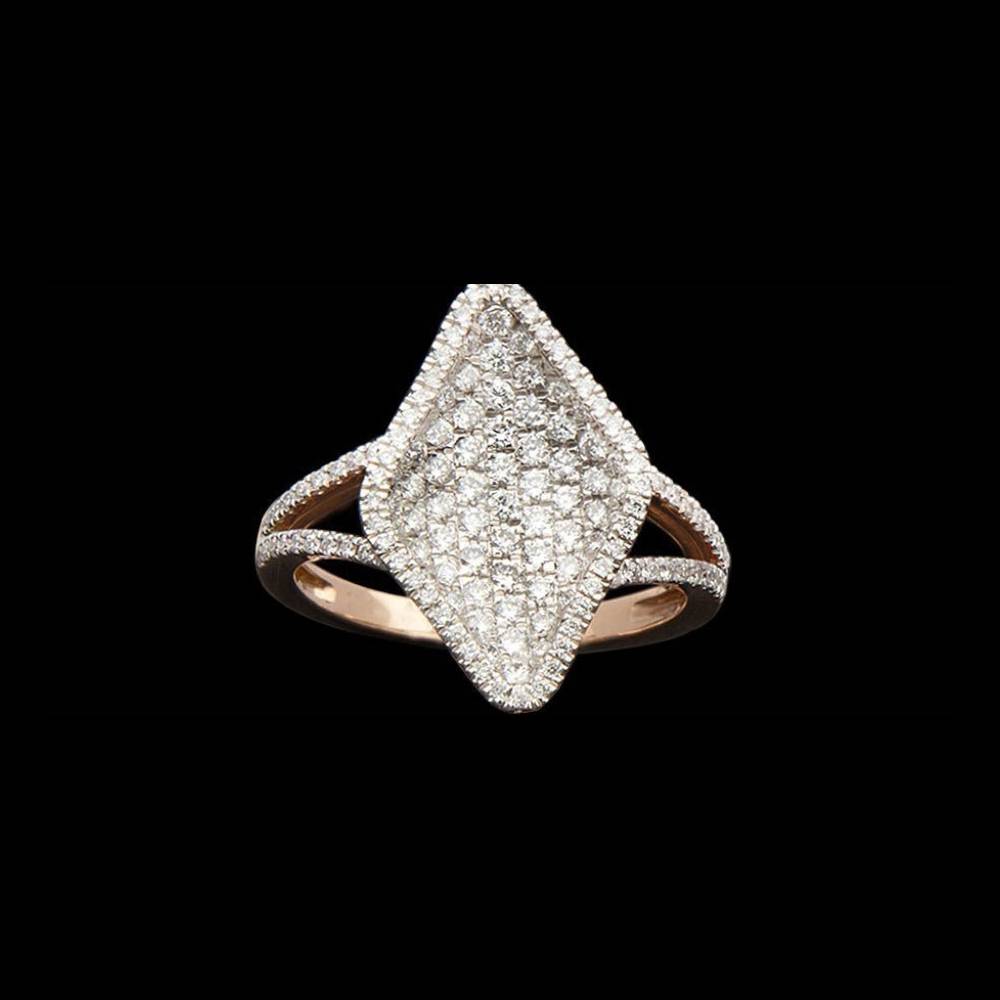 14k Gold Attractive Modern Design Rings SCHR129