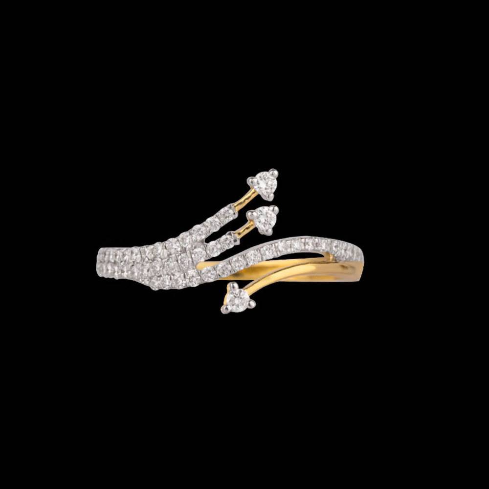 18k Gold Delicate Design Ethinic Rings SCHR90