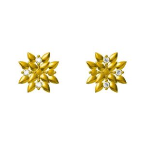 18KT Antique Diamond Designer Earrings