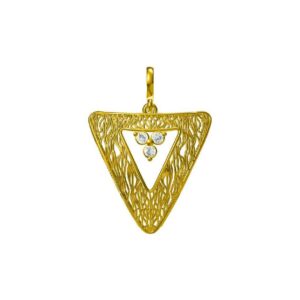 18KT Gold Fancy Diamond Pendants