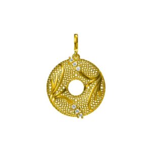 18KT Gold Fancy Diamond Pendants