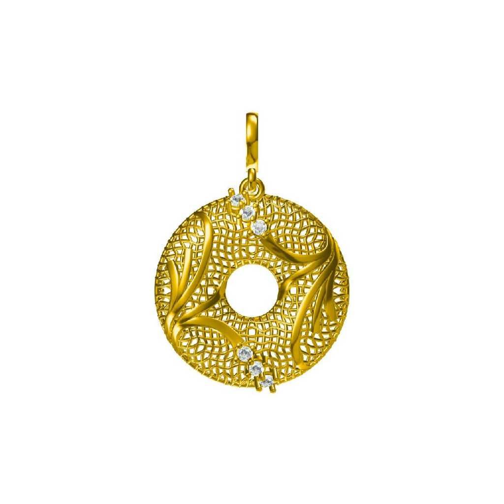 18KT Gold Fancy Diamond Pendants