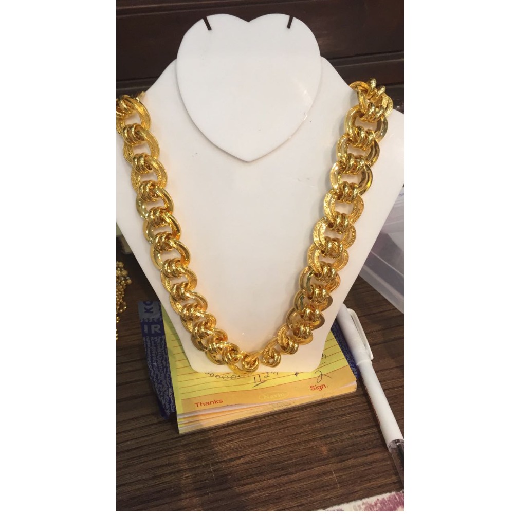 916 Gold Thick Machine Cut Chain