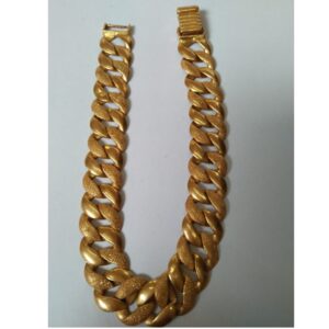 22KT Gold Hallmarked Thick  Rabari Gents Bracelet