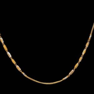 22 Kt Yellow Gold Necklace Curb Unisex Vintage Chain 22 Gram