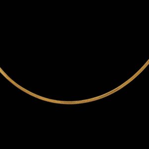 22 Kt Yellow Gold Hallmark Designer Curb Cuban Necklace Chain 15 Gram