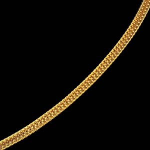 22 Kt Yellow Gold Hallmark Designer Curb Cuban Necklace Chain 15 Gram