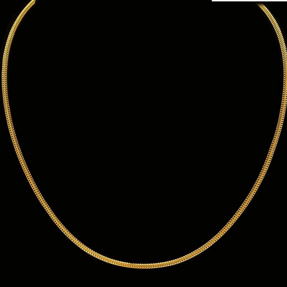 22 Kt Yellow Gold Hallmark Curb Cuban Necklace Link Chain 26 Grams
