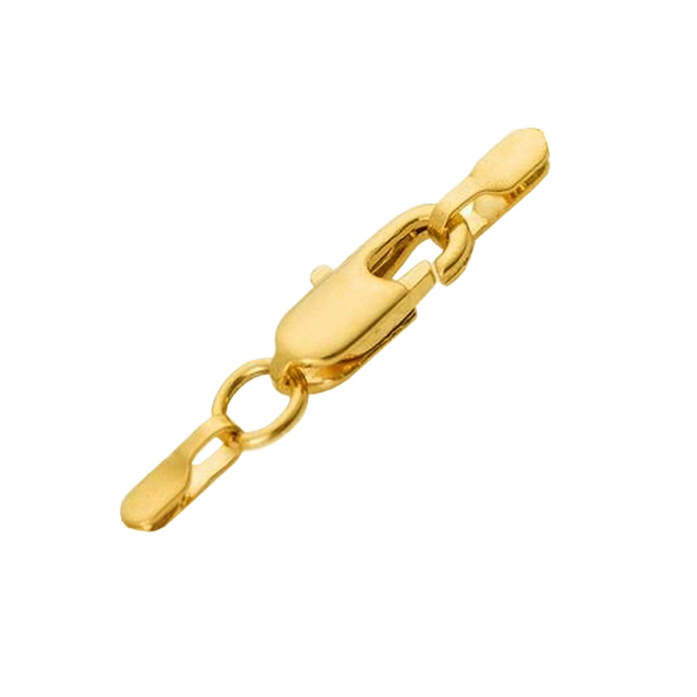 22 Kt Yellow Gold Curb Cuban Necklace Unisex 2 Tone Chain 18 Grams