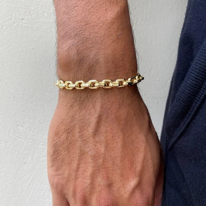 22kt solid yellow gold men's cuff bracelet bangle 30 grams