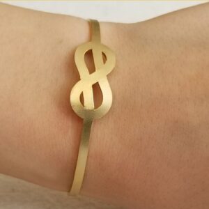 22 kt yellow gold women's open cuff bracelet bangle 15 grams