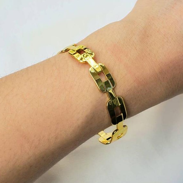 22 kt hallmark real solid yellow gold open cuff bangle bracelet