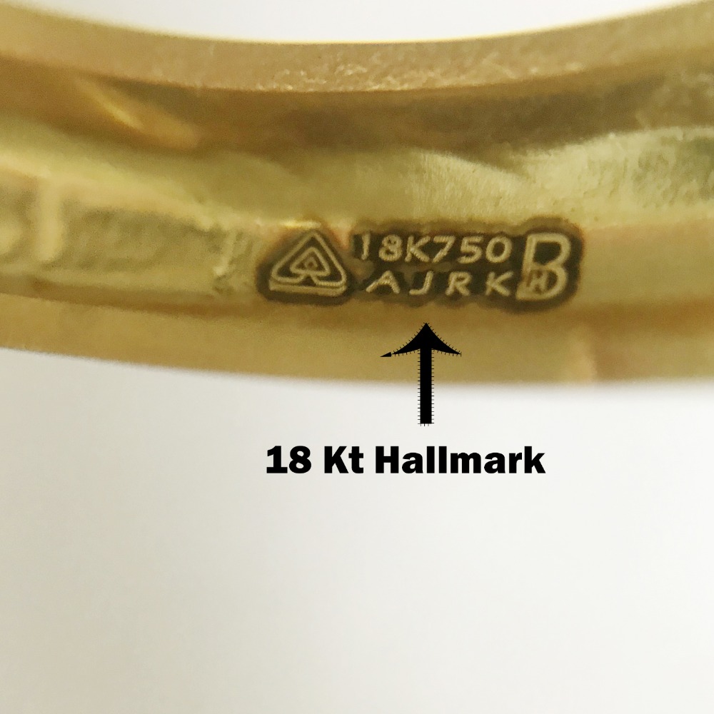 18 kt yellow gold handmade slip-on bracelet bangles 18 gms (2 pieces) - Image 3