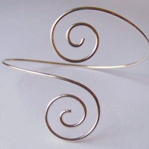14 kt real solid white hallmark gold women's cuff bracelet bangle