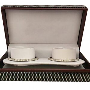 Igi 14 kt white gold 11.21 ct ij/si1 diamond women's bracelet bangle