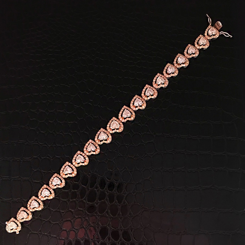 Igi 14kt white gold 9.27ct multi shape diamond tennis bracelet - Image 4