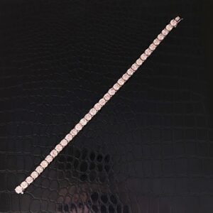 Igi 14kt white gold 13.71 ct diamond bangle tennis bracelet