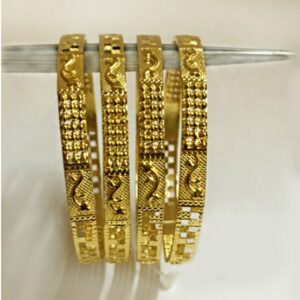 22kt yellow gold slip-on vintage bracelet bangle 44.300 grams