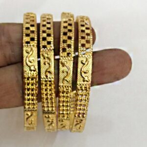 22kt yellow gold slip-on vintage bracelet bangle 44.300 grams