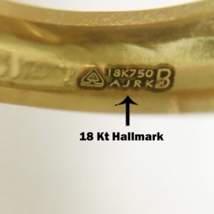 18 kt yellow gold handmade slip-on bracelet bangles 20 gms (2 pieces)