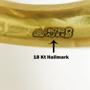 18 kt yellow gold handmade slip-on bracelet bangles 20 gms