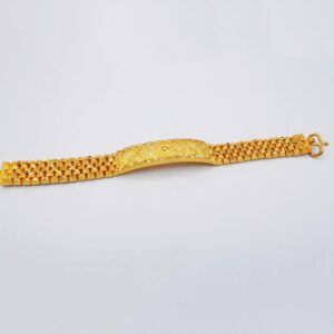 22 kt stamped yellow gold handmade unisex thai bangle bracelet 40 gms